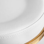 Kosmetikhocker H5 Weißgold 4