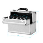 Kosmetikkoffer 44 Silber 8