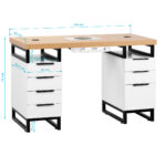 Kosmetiktisch Momo L02 Mit Staubabsaugung 17