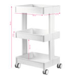 Cosmetics trolley 084 White 3
