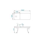 Massageliege Azzurro 328 Weiß 4