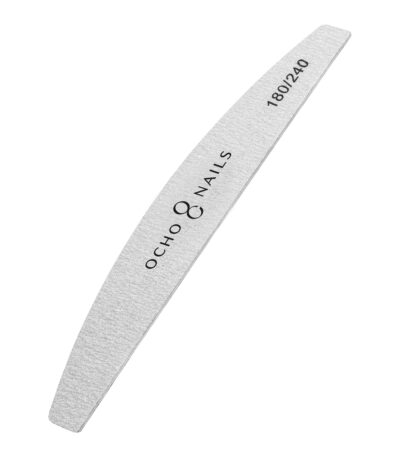 Ocho Nails Halbmond-Schlankfeile 180/240 10 Stück.