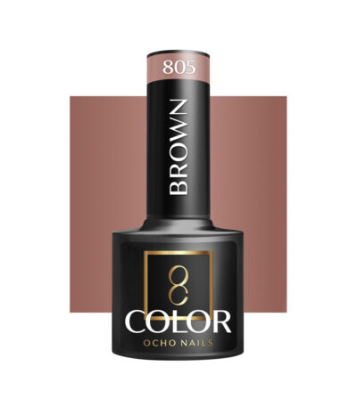 Ocho Nails Hybrid-Nagellack Braun 805 -5 G