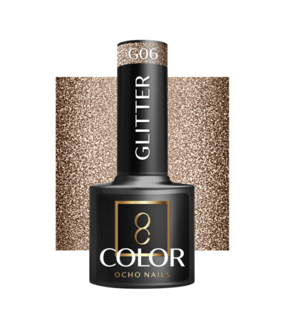 Ocho Nails Hybrid-Nagellack Glitzer G06 -5 G