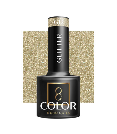 Ocho Nails Hybrid-Nagellack Glitzer G12 -5 G