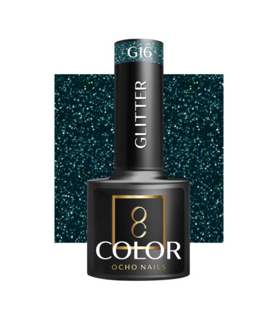 Ocho Nails Hybrid-Nagellack Glitzer G16 -5 G