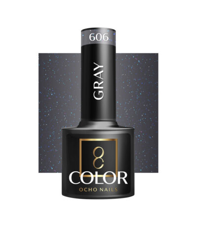 Ocho Nails Hybrid-Nagellack Grau 606 -5 G
