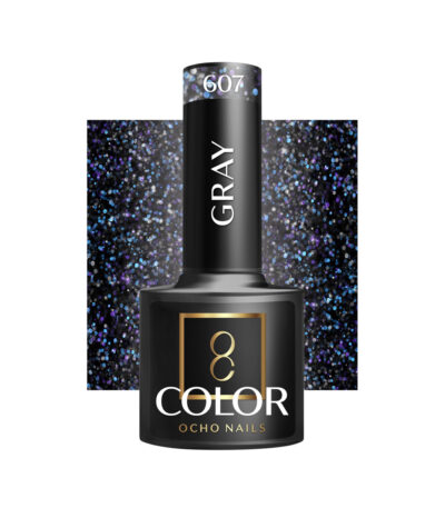 Ocho Nails Hybrid-Nagellack Grau 607 -5 G