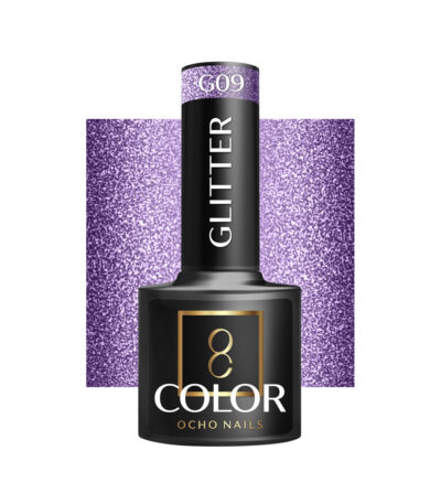 Ocho Nails Hybrid-Nagellack Mit Glitzer G09 -5 G