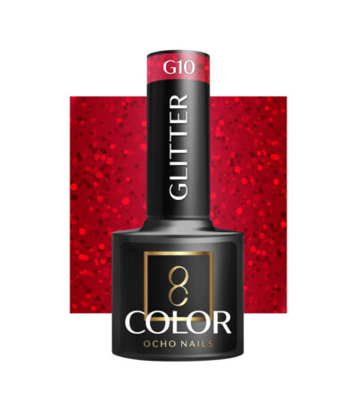 Ocho Nails Hybrid-Nagellack Mit Glitzer G10 -5 G