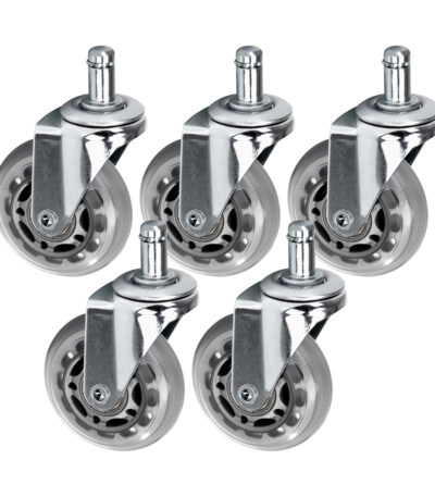 Roll Speed ​​Silbernes Set Mit Aufsteckbaren Hockerrollen