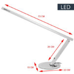 Schmale Led-Schreibtischlampe Aus Aluminium 2