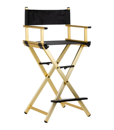 Make-up chair aluminium gold