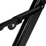 Schwarzer Aluminium-Schminkstuhl 7