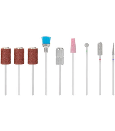 Set Mit 12 Gemischten Nagelbohrern.