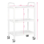 Table - Cosmetic trolley Hs09 White 4