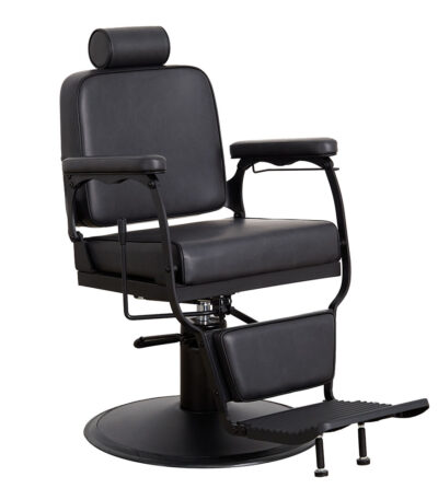 Comfortel Barberstuhl breiter Sitz blau NightHawk
