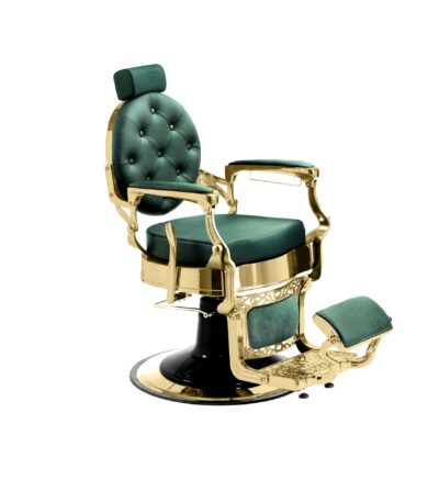 DD Hairdressing Barberstuhl hydraulisch grün MAE