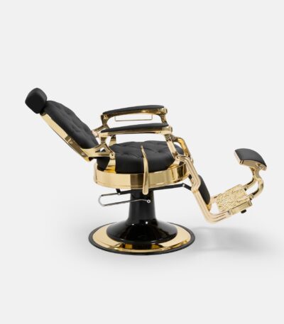 DD Hairdressing Barbierstuhl hydraulisch gold MACK