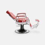DD Hairdressing Barbierstuhl hydraulisch klassisch rot MACK