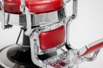 DD Hairdressing Barbierstuhl hydraulisch klassisch rot MACK