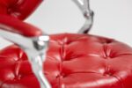 DD Hairdressing Barbierstuhl hydraulisch klassisch rot MACK