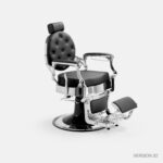 DD Hairdressing Barbierstuhl hydraulisch schwarz MAE