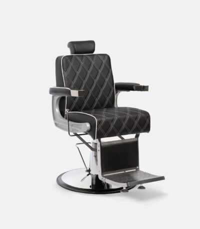 DD Hairdressing Barbierstuhl vintage ausziehbar schwarz GON