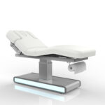 DD Wellness elektrische Behandlungsliege LED-Basis weiß MOLDAVI
