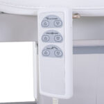 DD Wellness elektrische Behandlungsliege LED-Basis weiß MOLDAVI