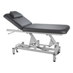 DD Wellness elektrische Massageliege 2 Zonen dunkelgrau SEEM
