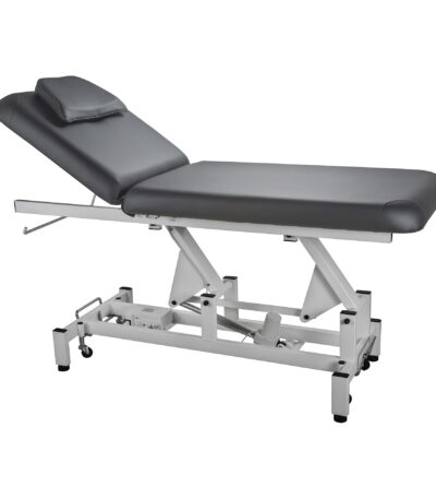 DD Wellness elektrische Massageliege 2 Zonen dunkelgrau SEEM