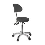 DD Wellness Hocker mit Rückenlehne dunkelgrau ZIN