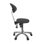 DD Wellness Hocker mit Rückenlehne dunkelgrau ZIN