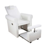 DD Wellness Pedicure-Stuhl verstellbarer Fußstütze weiß AVENTUR