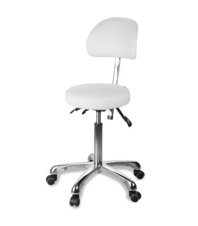 DD Wellness Rollhocker neigungsverstellbar weiß Zin