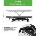 Habys Behandlungsliege elektrisch grau Evero Cross X4 ERGO