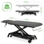 Habys Behandlungsliege elektrisch grau Evero Cross X4 ERGO