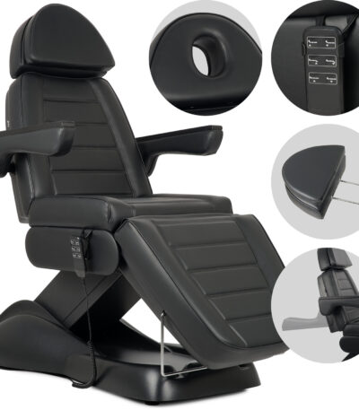 Habys Behandlungsstuhl elektrisch schwarz Leo PRO 4
