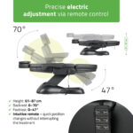 Habys Behandlungsstuhl elektrisch schwarz Leo PRO 4
