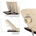 Habys elektrische Behandlungsliege 3 Motoren beige Libra 4
