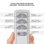 Habys elektrische Behandlungsliege 3 Motoren beige Libra 4