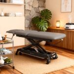 Habys elektrische Behandlungsliege grau Evero Cross X5 ERGO