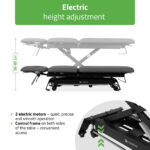 Habys elektrische Behandlungsliege grau Evero Cross X5 ERGO