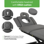 Habys elektrische Behandlungsliege grau Evero Cross X5 ERGO