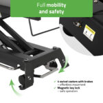 Habys elektrische Behandlungsliege grau Evero Cross X5 ERGO