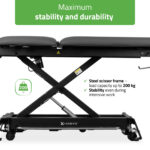 Habys elektrische Behandlungsliege grau Evero Cross X5 ERGO