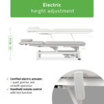 Habys elektrische Behandlungsliege grau Fortis 2