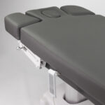 Habys elektrische Massageliege beheizt grau Gemini Flex