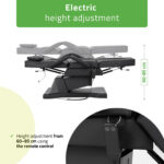 Habys elektrischer Behandlungsstuhl schwarz Laris